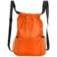 thumbnail image 3 of Drawstring Bags, Drawstring Bag Strong Polyester Fiber  For Travel For Women Orange, 3 of 8