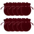 thumbnail image 1 of Bolsa de Tipo Calabaza Chicas VelvtyCame 10Pzas Vino 7x9cm Terciopelo Bolsa en Forma de Calabaza., 1 of 1