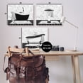 thumbnail image 4 of Stupell Industries Modern Marble Bathroom Typography Painting Gallery Wrapped Canvas Art Print Wall Art, 30 x 24, Set of 3, 4 of 8