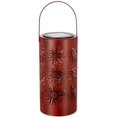 thumbnail image 1 of Sunset Vista Designs Sand Dollar Sun Rays Solar Lantern One Size Red, 1 of 2