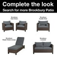 Better Homes & Gardens Brookbury Outdoor Double Chaise Lounge Gray