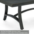 thumbnail image 2 of Ulax Furniture Outdoor/Indoor Patio Aluminum Coffee Table with Half Arc Bottom, 2 of 6