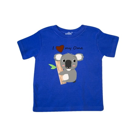 

Inktastic Koala (i love oma) Gift Toddler Boy or Toddler Girl T-Shirt