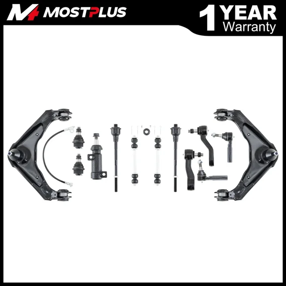 MOSTPLUS Set(13) Front Upper Control Arms for Chevy Silverado GMC Sierra 1500HD 2500 3500