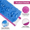 thumbnail image 3 of 4 Pack Reusable Power Mop Refill Pads, Machine Washable Microfiber Mop Heads Compatible with SwifferPower Mop, Dry & Wet Dual Use, 2 Pink 2 Blue, 3 of 9