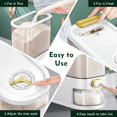 thumbnail image 5 of 22 Lbs Rice Dispenser, Large Dry Food Storage Container with with Measuring Cup & Time Scale, Food Dispenser Kitchen Organization and Pantry Store for Cereal Dry Food (White), 5 of 13