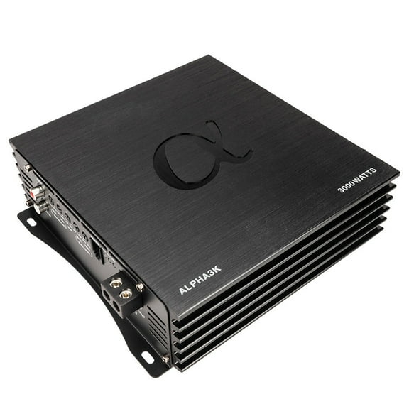 Alphasonik ALPHA3K 1-CH Monoblock 3000 Watts Class-D Full-Range Car Amplifier