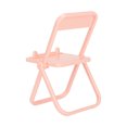 thumbnail image 2 of Soporte para teléfono para silla pequeña, soporte para teléfono móvil con forma de silla plegable, escritorio multiángulo para oficina, 2 of 8