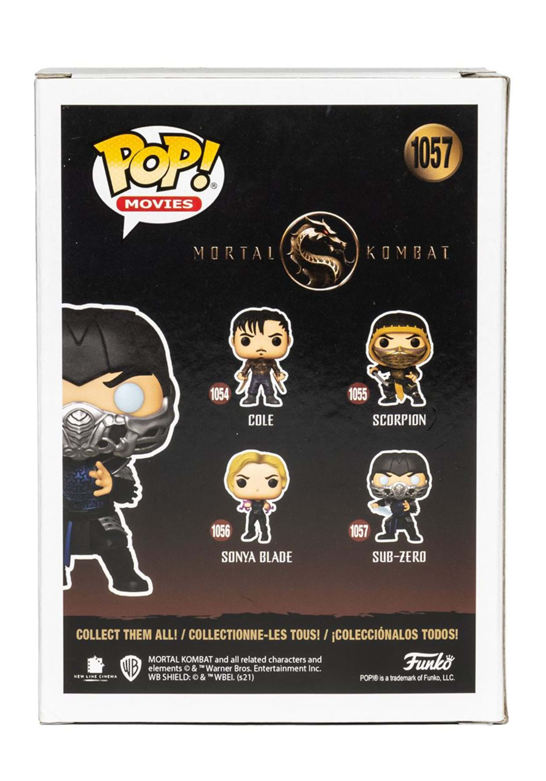 Funko Pop! 2021 Mortal Kombat Movie Sub-Zero Glow in the