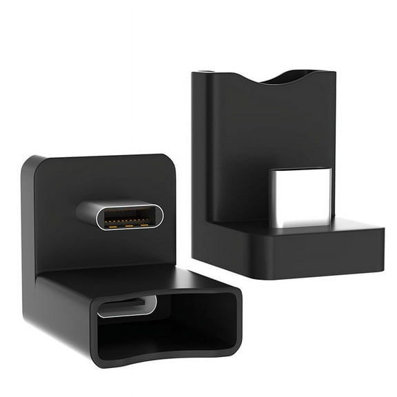 90 Degree USB C Type C Male to Female Adapter, USB-C USB 3.1 Type-C Male to Female Extension Adapter for Laptop & Tablet