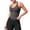 Dark Gray, variant on Womens Tank Tops Ribbed Racerback Workout Tank, Built-In Bra Athletic Top Womens Shirts Black L
