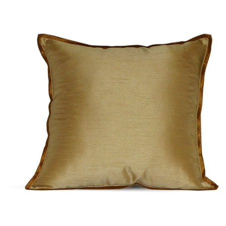 Canopy 18x18 Faux Silk Plw Gold