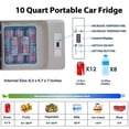 thumbnail image 2 of Congelador portátil Alpicool C9PT de 10 cuartos 12/24V AC/DC, 2 of 7