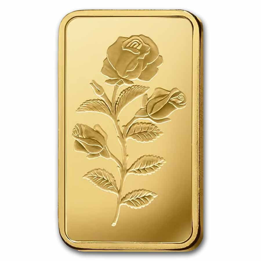 1 gram Gold Bar - PAMP Suisse Rosa (In Assay)