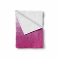 thumbnail image 2 of Hot Pink Soft Flannel Fleece Throw Blanket, Modern Art Mosaic Tiles Gradually Ombre Inspired Squares Image, Cozy Plush for Indoor and Outdoor Use, 50" x 60", Dark Purple Hot Pink, by Ambesonne, 2 of 6