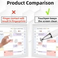 thumbnail image 4 of Stylus and Mount Fit for Skylight 15 Inch Calendar Dual Tip Stylus Pen with Mesh and Disc Tips Extra Replacement Tips with Clip Holder, 4 of 7