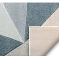 thumbnail image 7 of Well Woven Tessa Blue Modern Geometric Shatter Triangles Pattern Runner Rug (2' x 7'), 7 of 7