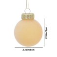 thumbnail image 3 of 12 piezas/juego de bolas de terciopelo para adornos navideños, bolas flocadas, adornos para árboles, adornos navideños, decoración de Año Nuevo para el hogar, hotel, centro comercial, 3 of 5