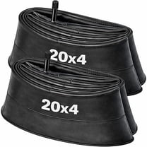Ugne 20x4 Inch Bicycle Inner Tube with Schrader Valve Heavy Duty, 2 Pack