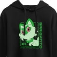 thumbnail image 3 of Pokémon - Sprigatito Stats - Juniors Cropped Pullover Hoodie, 3 of 5