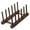 Blue, variant on Big promotion clearance!Bamboo Dish Plate Bowl Cup Book Pot Lid Cutting Board Drying Rack Stand Drainer Storage Holder Organizer Kitchen Cabinet A4