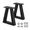 Trapezoid-14 IN, variant on U-shaped Metal Furniture 28 x 24 IN Heavy Duty Industrial Steel Base with Adjustable Feet