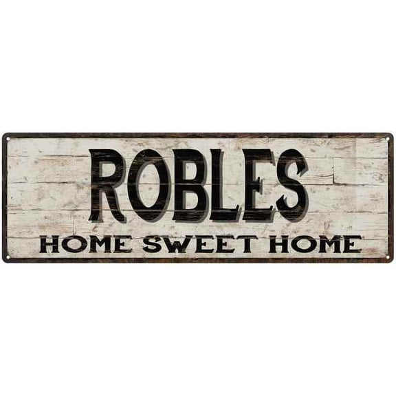 ROBLES Rustic Home Sweet Home Sign Gift 6x18 Metal Decor 106180084489