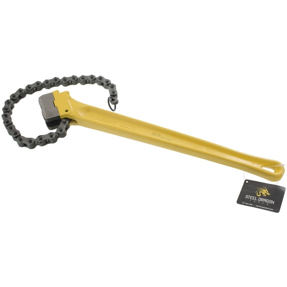 Steel Dragon Tools® 18" Chain Pipe Wrench 31320  5" Capacity