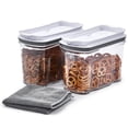 thumbnail image 1 of Set dispensador de alimentos FreshKeeper 1,5 L x 2, hermético, sin BPA, 1 of 7
