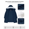thumbnail image 6 of Wantdo Women's Winter Jacket Insulated Winter Coat Waterproof Jacket Warm Puffer Coat Navy S, 6 of 10