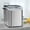 Stainless Steel Silver, variant on Portable Self Cleaning Countertop Ice Maker Machine, 6 Mins/9 Pcs, 26.5lbs/24Hrs, 2 Sizes of Bullet Ice, Ideal for Kitchen, Office, and Parties, Stainless Steel Black Ice Maker with Scoop and Basket