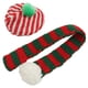thumbnail image 3 of Conjunto de gorro y bufanda para perro, adorable gorro de punto navideño para mascotas, gatos, perros pequeños, medianos y grandes (rojo, verde, M), 3 of 14