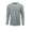 Medium Gray, variant on Paragon Long Islander Performance Long Sleeve T-Shirt, Heather Grey - XS