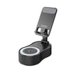 thumbnail image 2 of HaoXun Rotating Speaker Elevating Phone Stand - Power Bluetooth Speaker Mini Portable Ambient Light Multifunctional Desktop Bracket for Home Office Travel Parties Study, 2 of 6