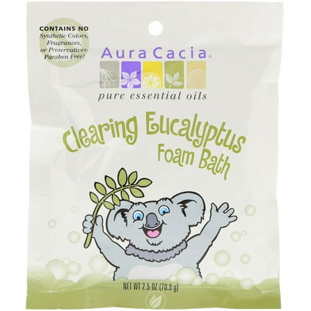 - Aura Cacia Kids Aromatherapy Foam Bath Clearing 2.5 Ounce, Pack of 2