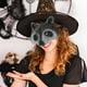 thumbnail image 2 of Máscara de mapache de Halloween, máscara facial realista de animal, accesorios para disfraces de carnaval, fiestas de Halloween, cosplay y mascaradas., 2 of 6
