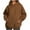 Brown, variant on Meichang Hoodies for Women Oversized Sweatshirts Solid Long Sleeve Hooded Pullover Tops Casual Loose Fit Fall Sweatshirt