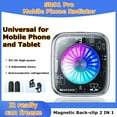 thumbnail image 2 of 2024  SR01 Mobile Phone 15W Semiconductor Cooling Radiator Magnetic/ Back-clip 2 in 1 Freeze PUBG Game Cooler for IOS Android, 2 of 9
