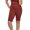 Red, variant on Xunlbb Womens Shorts Yoga Leggings Women's Fashion Solid Color Large Size High Waist Strong Wrap Sports Yoga Shorts M-2XL on Clearance