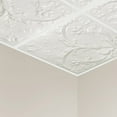 thumbnail image 2 of Great Lakes Tin Saginaw Gloss White 2ft x 2ft Lay In Ceiling Tiles (5 Pack), 2 of 6