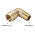 thumbnail image 3 of Brass Pipe Fitting,90 Degree Elbow,1/8 PT Male x 1/8 PT Female, 3 of 3