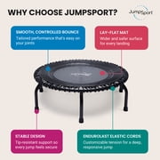 JumpSport 350 PRO Indoor Lightweight 39 Round Fitness Trampoline