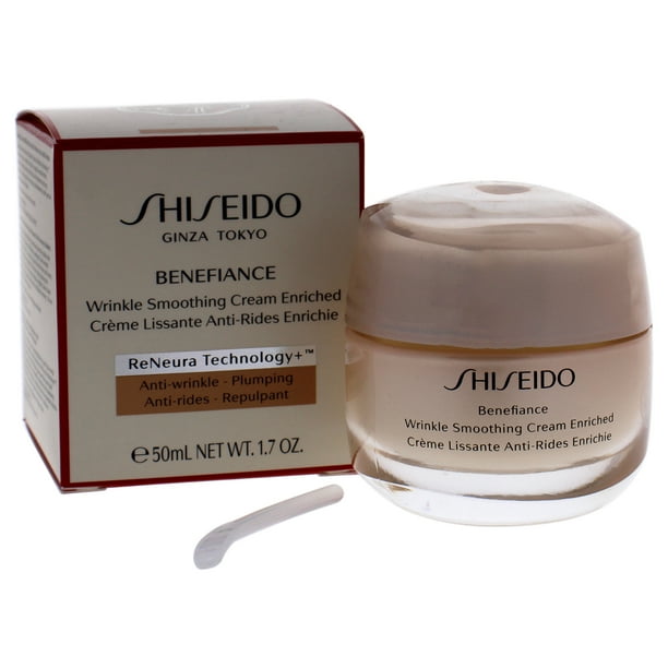 Crema Shiseido Shiseido Benefiance Wrinkle Smoothing Cream Enriched Crema Dama 1.7oz