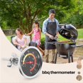 thumbnail image 3 of BBQ Grill Temperature Gauge, Barbecue Charcoal Grill Smoker Temperature Gauge Pit BBQ Pizza Oven Th, 3 of 5