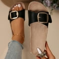 thumbnail image 3 of Women Adjustable Strap Sandals, Breathable Cork Footbed, Easy to Wear Slide Shoes for Comfort 2026, 3 of 10
