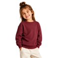 thumbnail image 2 of Kiijoy Casual Athletic Sweatshirt for Boys Solid Knit Crewneck Pullover, Sizes 4-14, 2 of 8