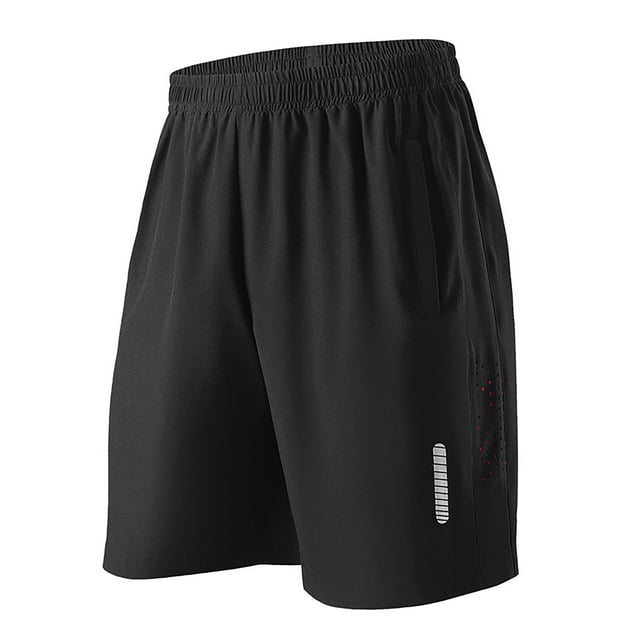 cfhntfmh Men's Workout Running Shorts Solid Color Quick Dry Gym Shorts Athletic Lightweight Shorts with Pockets for Men