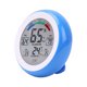 thumbnail image 1 of Moyic Termómetro de humedad y temperatura Digital electrónico LED, medidor de plástico para baño, higrómetro, estación meteorológica, Cocina y Comedor Azul, 1 of 6