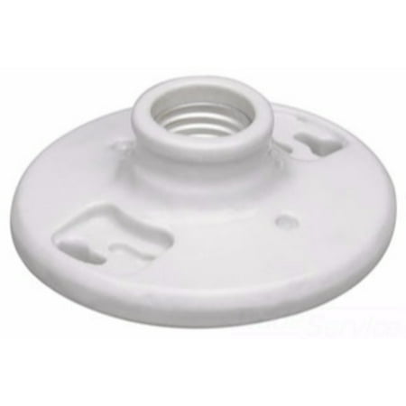 Porcelain Lampholder - Pass & Seymour 272CC18 Porcelain Keyless Lamp Holder, Easy Installation