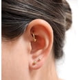 thumbnail image 6 of Knubmt 6 Pairs 3-8mm Shiny Round Ball Earring Set 14K Gold Plated 316L Stainless Steel Stud Earrings for Women Men, 6 of 6